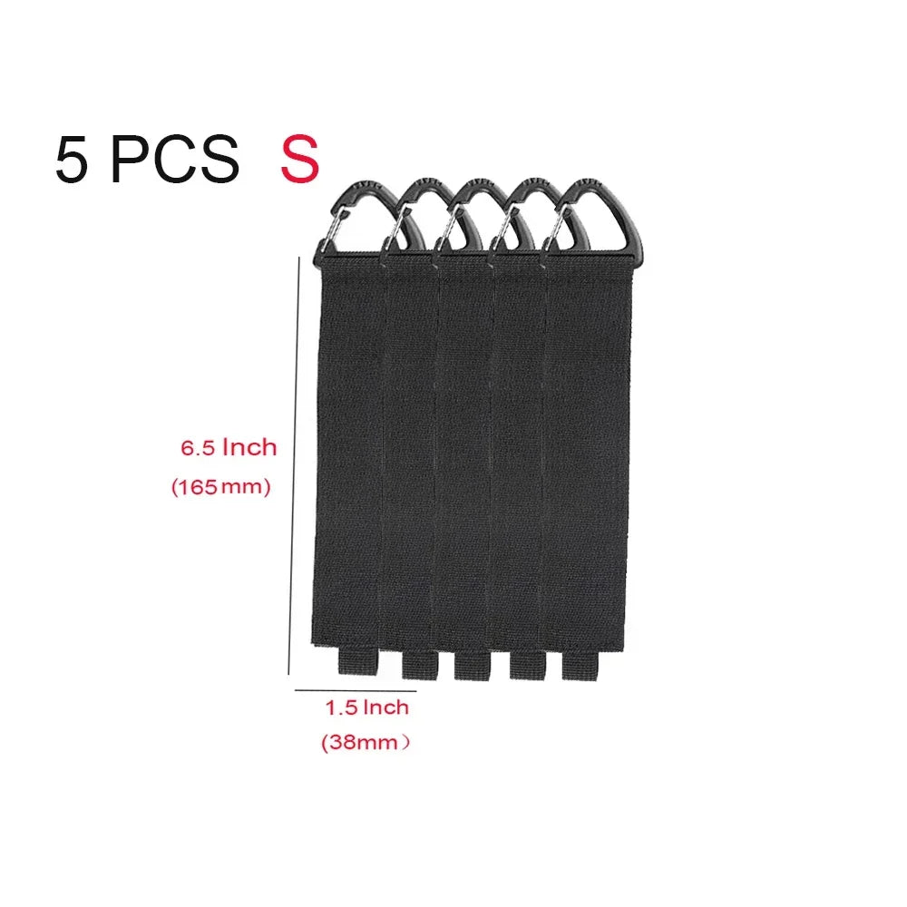 Car Cord Organizer Holder 10/5/1pcs Triangle Buckle Power Storager Wire Manager Nylon Heavy Storage Straps For Cables And Hoses