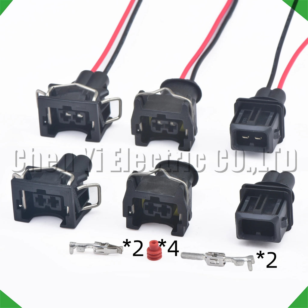 2-pin auto connector automotive connectors injector nozzle fuel injector