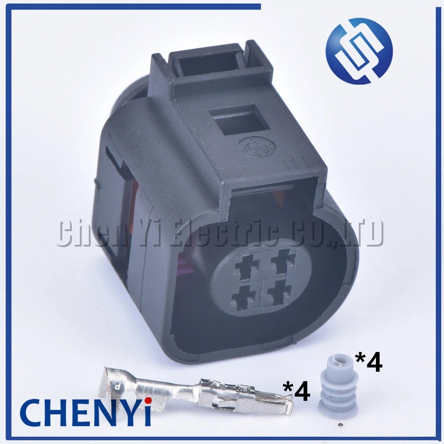 2 set 4 Pin 4B0973812 4B0973712 Automotive Connector 1.5mm Waterproof Pressure Water Temperature Sensor Plug 4B0 973 812