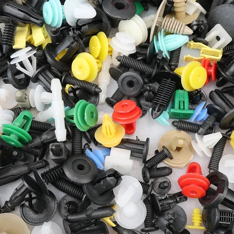 Universal Car Bumper Rivets - Hybrid Engine Expansion Clips for Door Trim Panel Snap Fastener Auto Body Retainer Amagi