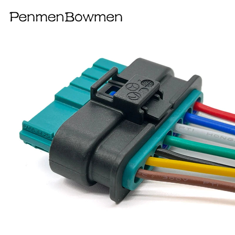 1 Set 7 Pin Car Oil Pump Plug Filter Waterproof Wire Harness Connector Sheath Terminal Suitable for A1715450128