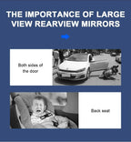 Wide Angle Convex Universal Anti Glare Rearview Mirror Car Interior Baby Seat Watch Sun Visor Safety Goggle Amagi