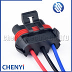 3 Pin Car waterproof connector Blower resistor electronic fan Wire harness plug 12124686 12124685 For Ford Mazda Buick Chevrolet