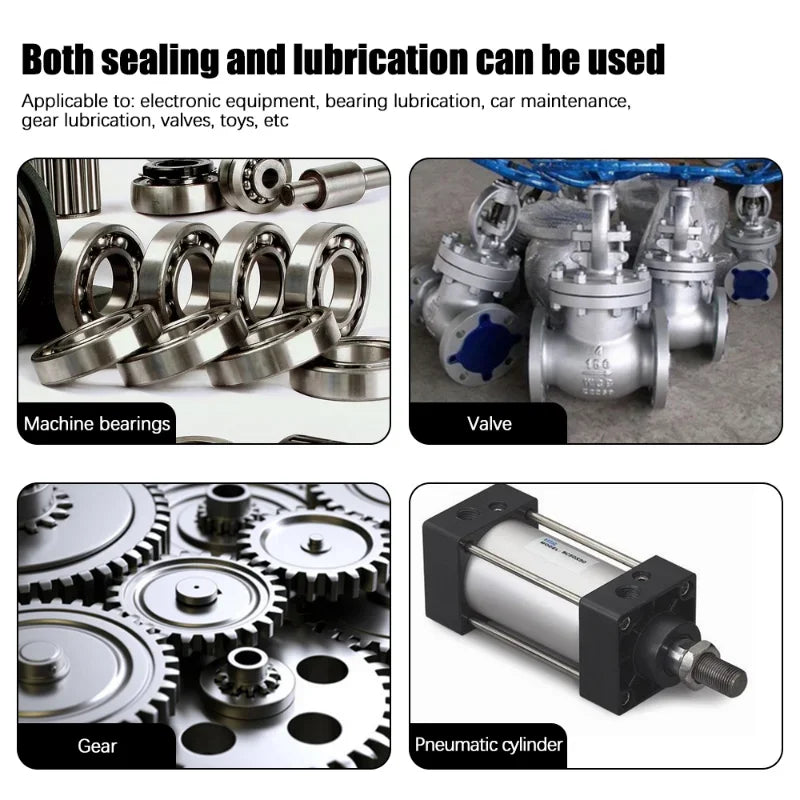 Lithium-based Grease White Grease Lubricant Industrial Maintenance Grease for Electronic Equipment Bearing Lubrication Valve Toy