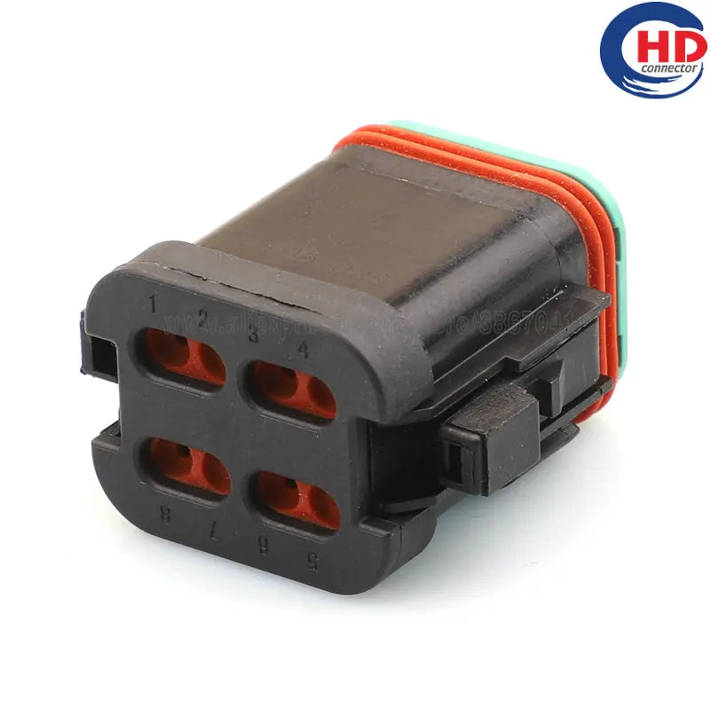 8 Pin male female automotive connector  DT06-08SA-E005 DT04-08PA-E005 AT15-08PD AT13-08PD