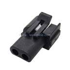 50 Sets 2 Pin DJ7025-3.0-11 Black Wire Connector for Automotive Acura MDX RDX RL TL Fog Light Plug