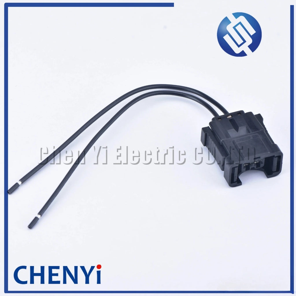 2 pin female auto housing waterproof plug wiring harness cable connector MG640543-5 with 15cm 18AWG wire