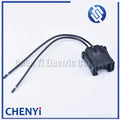 2 pin female auto housing waterproof plug wiring harness cable connector MG640543-5 with 15cm 18AWG wire