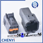 6 Pin 1.5 mm series female or male Auto Waterproof connector Wire harness plug 7123-7760-40 7222-7760-40 For Nissan
