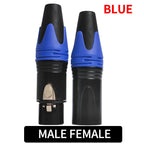 4/10/20PCS 3-Pin XLR Male to Female Adapter Connectors, Mic Audio Plug Converter for Microphone,Mixer,Amplifier, Sound Equipment