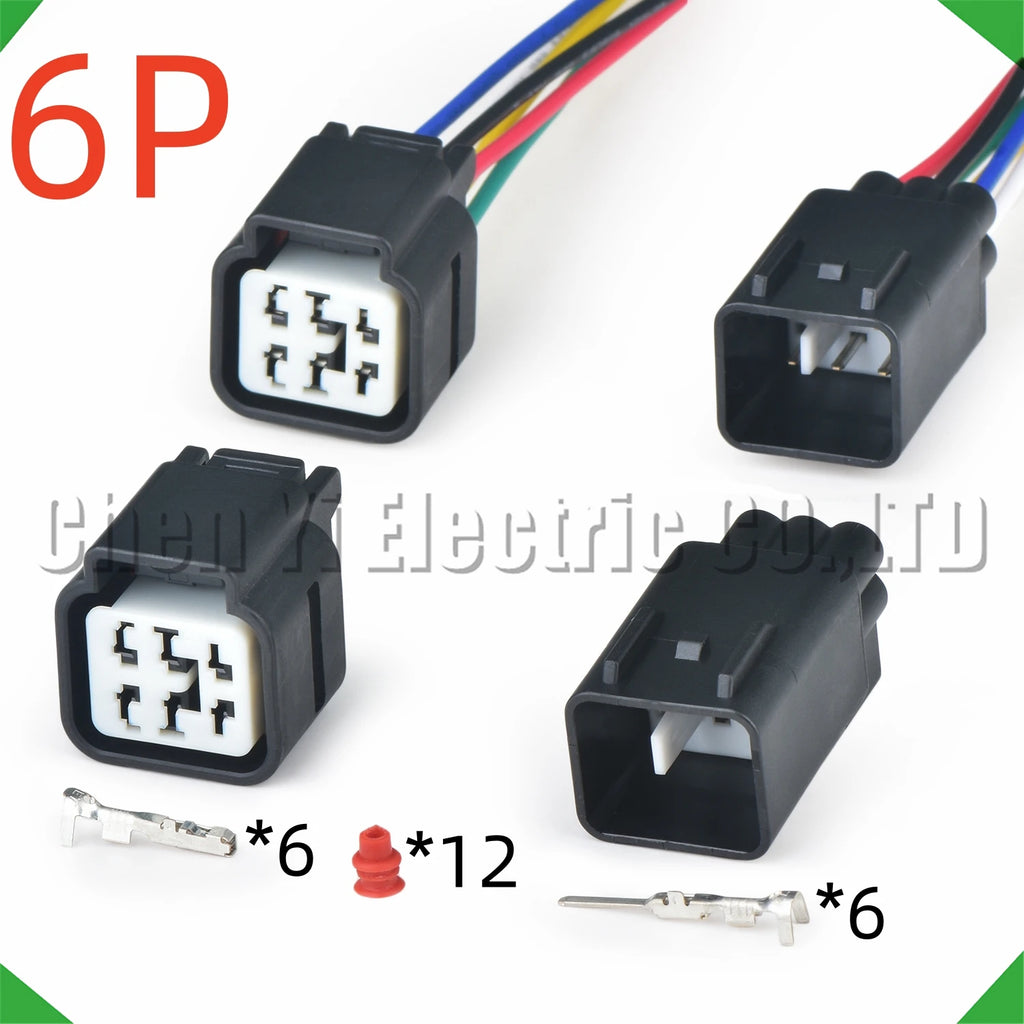 6-pin auto connector connector automotive connectors headlight hyundai kia headlight