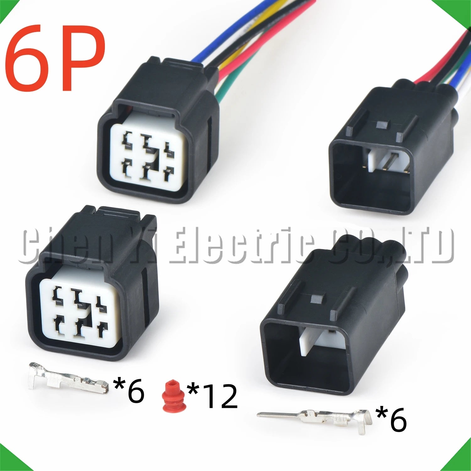6-pin auto connector connector automotive connectors headlight hyundai kia headlight