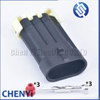 3 Pin male or female Auto Waterproof Electrical Connector Bearing position sensor connector Fuse box Wire harness plug 12059595
