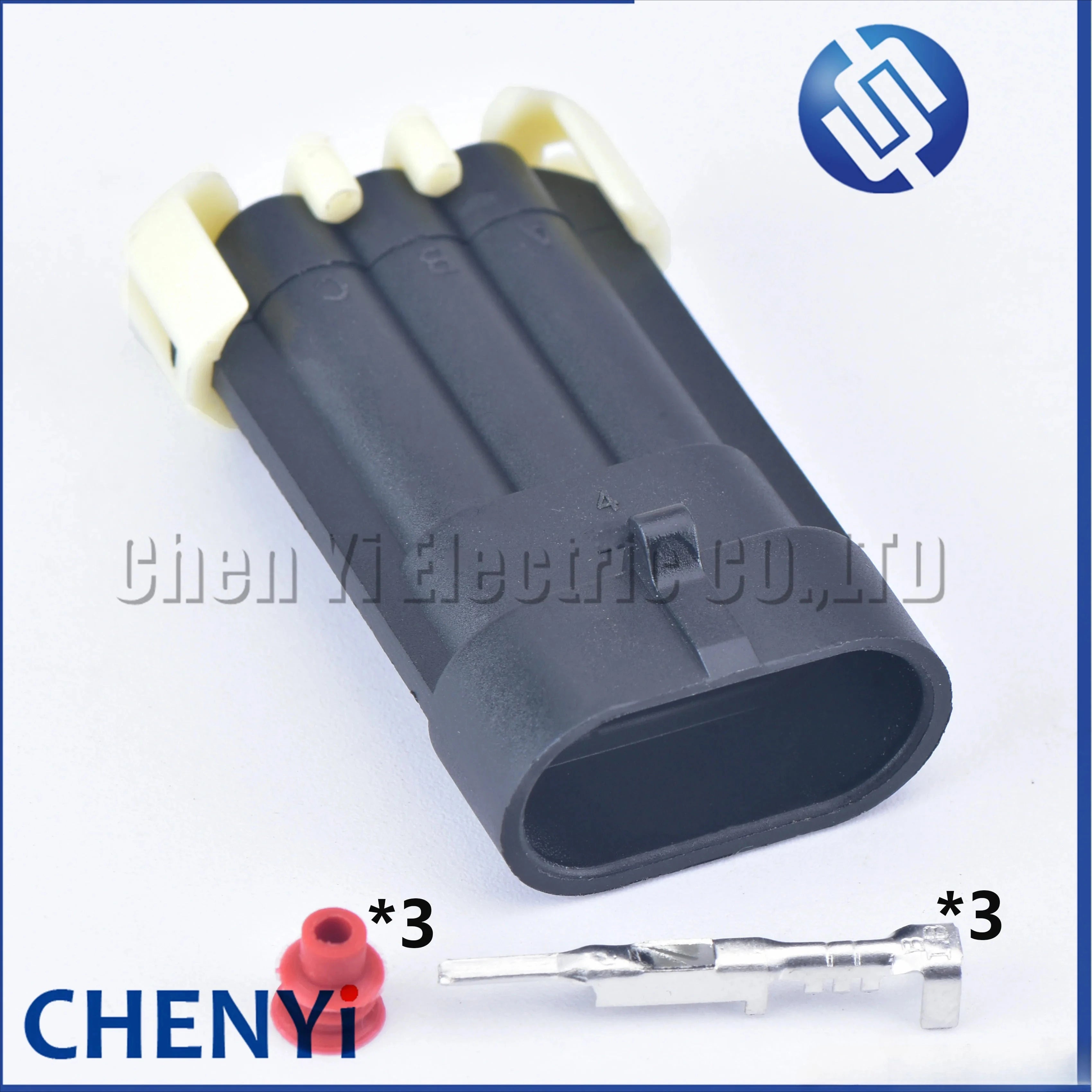 3 Pin male or female Auto Waterproof Electrical Connector Bearing position sensor connector Fuse box Wire harness plug 12059595