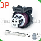 3 Pin Automotive Connectors Engine Oil Temp Gauge Air conditioning pressure sensor Wire...