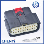 20 Pin Autowaterproof connector Light Lamp plug Electric Socket 33482-2132 33472-2001 for Ford Mondeo EDGE Buick Chevrolet