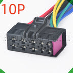 10-Pin Auto Connector Automotive Connectors Electric heating harness 8E0972710 7L097276