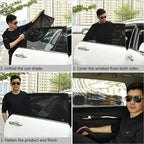 4pcs/set Universal Fit Car Window Sun Shades Premium Breathable Mesh Screen for Optimal Sun Protection and Privacy Covers amagi
