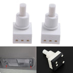 2Pcs Car Interior Dome Reading Lamp Switch Button For HONDA ABS Dome Light Lamp Switch Base Accessories