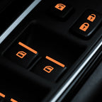 Car Control Switch Button Fluorescent Sticker Window Lifter Luminous Button Sticker Auto Interior Decal Decor Accessories 1-5PCS