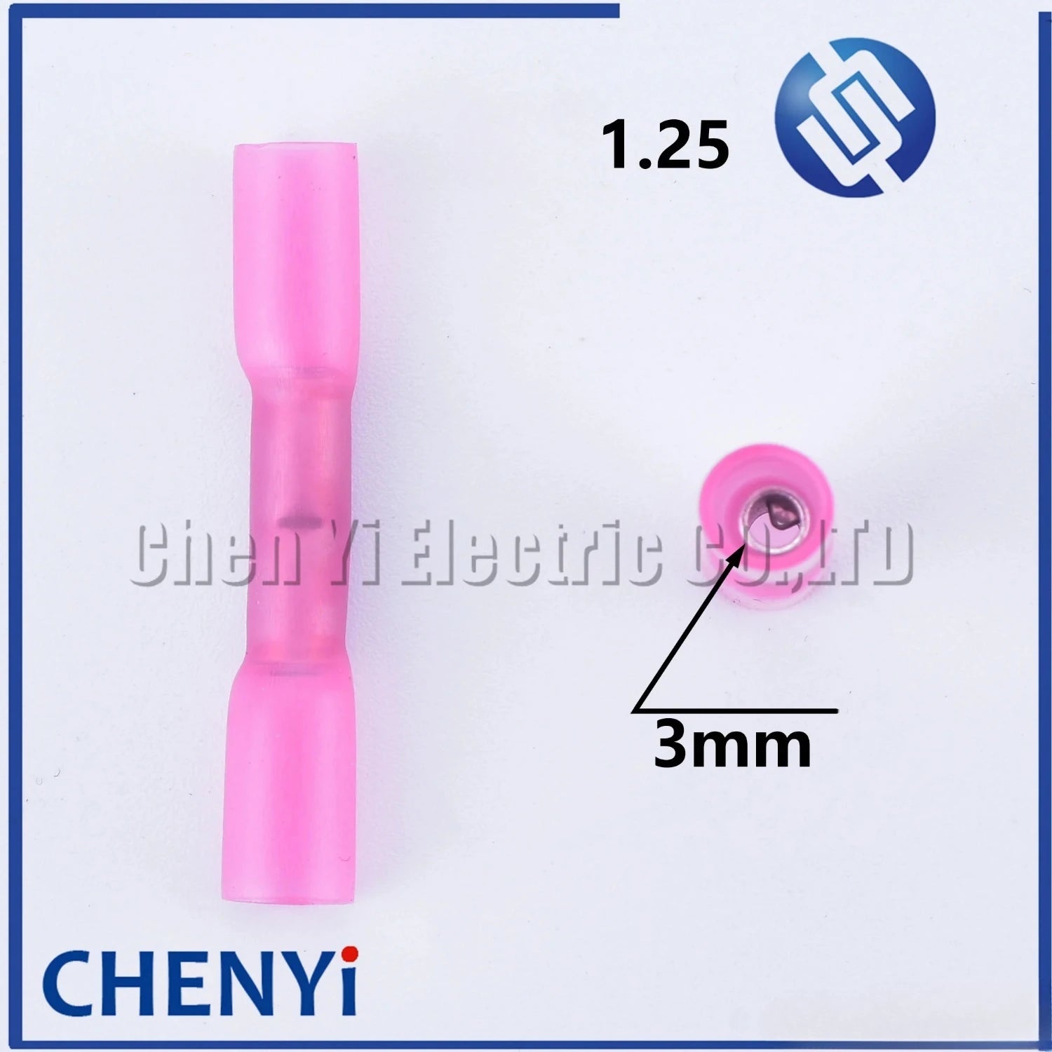 Heat shrinkable waterproof middle terminal wire joint connector  insulated cold pressed terminal For BHT0.5/1.25/2.0/5.5