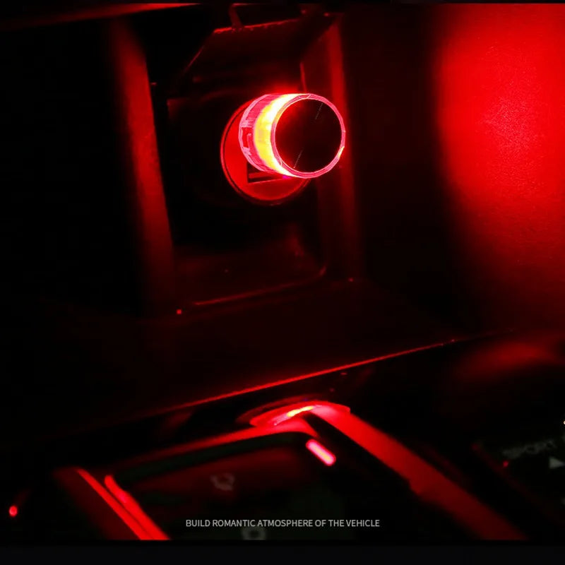 Car USB Ambient Light Mini LED Decorative Atmosphere Lamps for Auto Interior Environment Light Computer Portable Light Plug Play