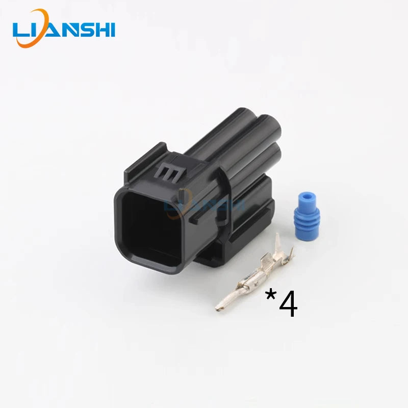 6181-6783 6189-7409 for automotive LED headlights day running light fog lamp plug 4p harness connector with terminals