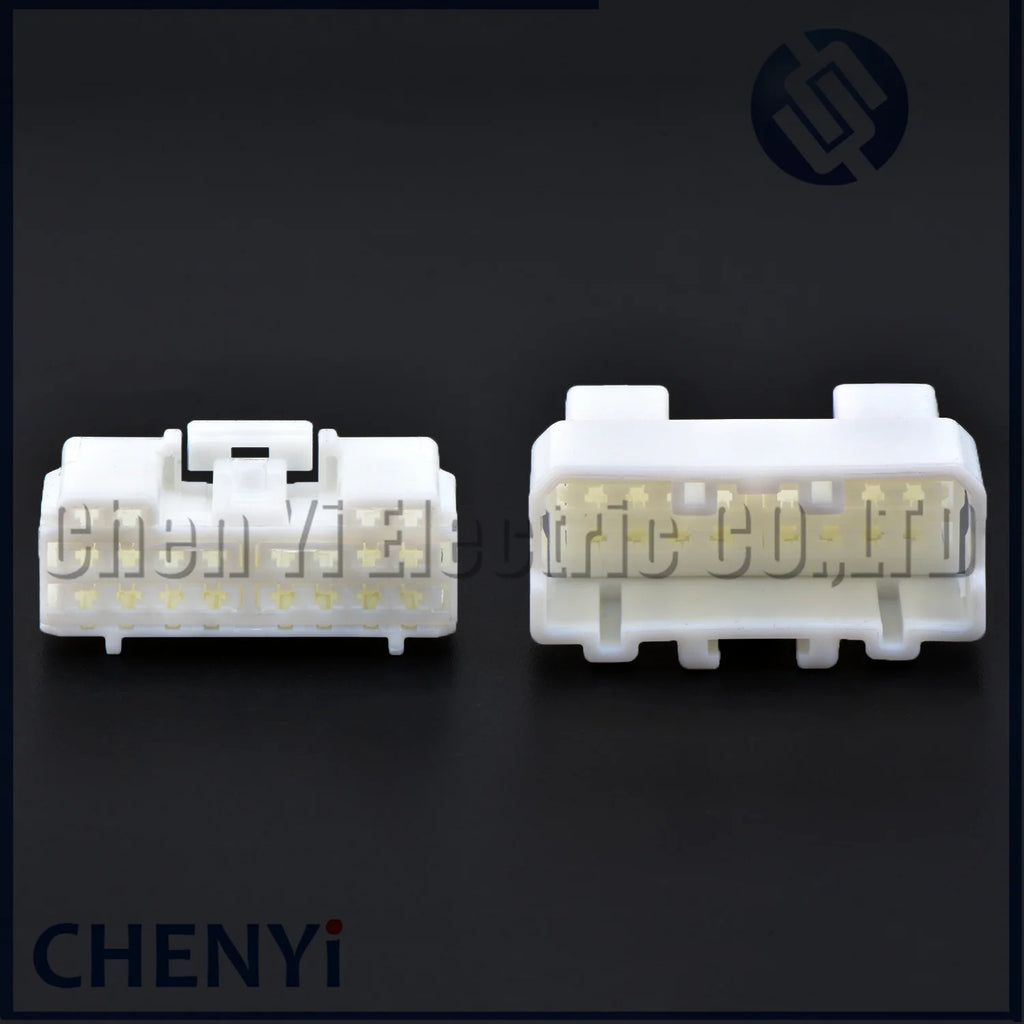 20 Pin male female Car Socket Auto Low Current Cable Adapter Automobile Replacement Connector Plug 6098-7360 6098-7357 With Pin