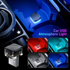 Universal USB Car Interior Ambient Atmosphere Light LED Signal Lights Auto Reading Lamp Decorations Interior Accessories Amagi