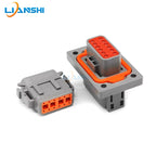 1-2303064-1 Automotive flange type waterproof plug DTM04-12PA-L012 with flange fixed connector with terminal DTM06-12SA