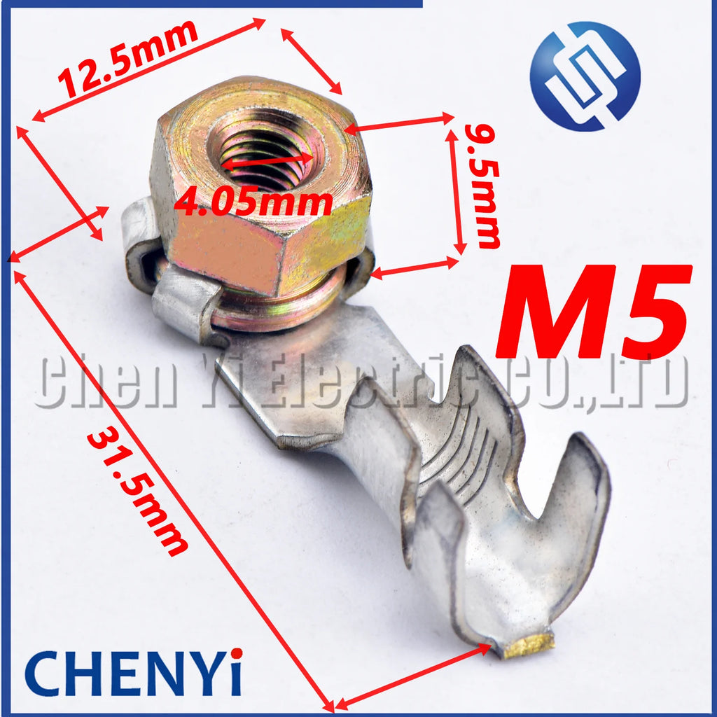 Excavator Parts Diesel engine fuel injector nut terminal M4 M5 M6 2050216-1 1599300-1 1599298-1 1599297-1 26306212179 615649
