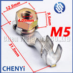 Excavator Parts Diesel engine fuel injector nut terminal M4 M5 M6 2050216-1 1599300-1 1599298-1 1599297-1 26306212179 615649