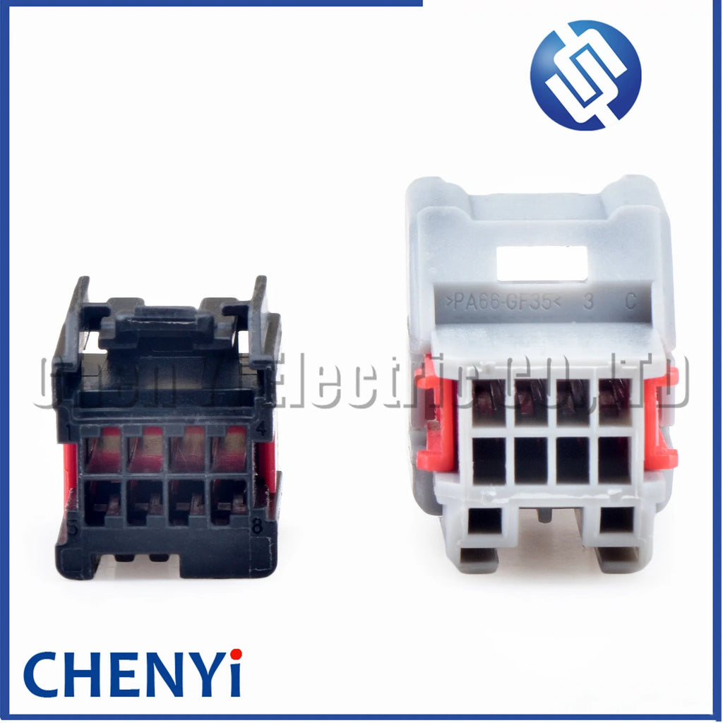 8 Pin male or female car connector audio control panel wiring harness connector plug 1456987-3 1411168-1 For Ford Focus