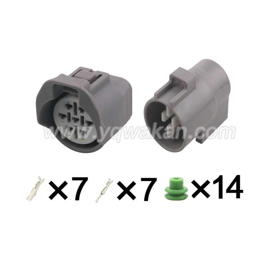 7Pin Connector Waterproof 2.2mm Male Female Connector Automotive Wiring Harness Cable Plug for Toyota Honda 189-0127 6188-0067