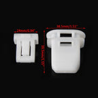 2Pcs Automotive Rear Seat Lock Fixing Clamp Suitable For Toyota Rear Seat Lock Clamp Fastener Clamping Auto Parts