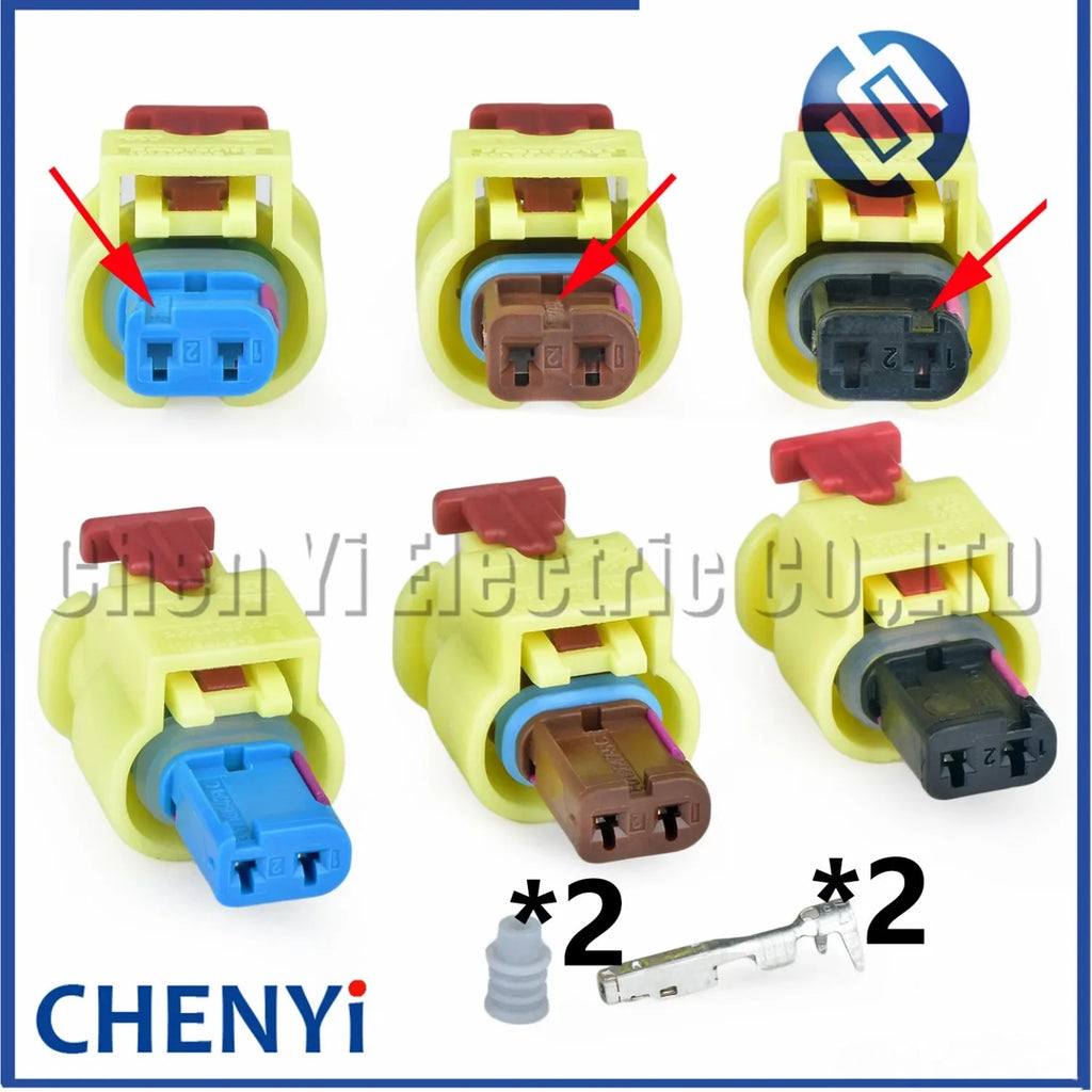 2 Pin Automotive waterproof connector harness plug 5K0973323 1-1718643-3 3-1718643-4 6R0973323 1-1718643-7 4H0973323