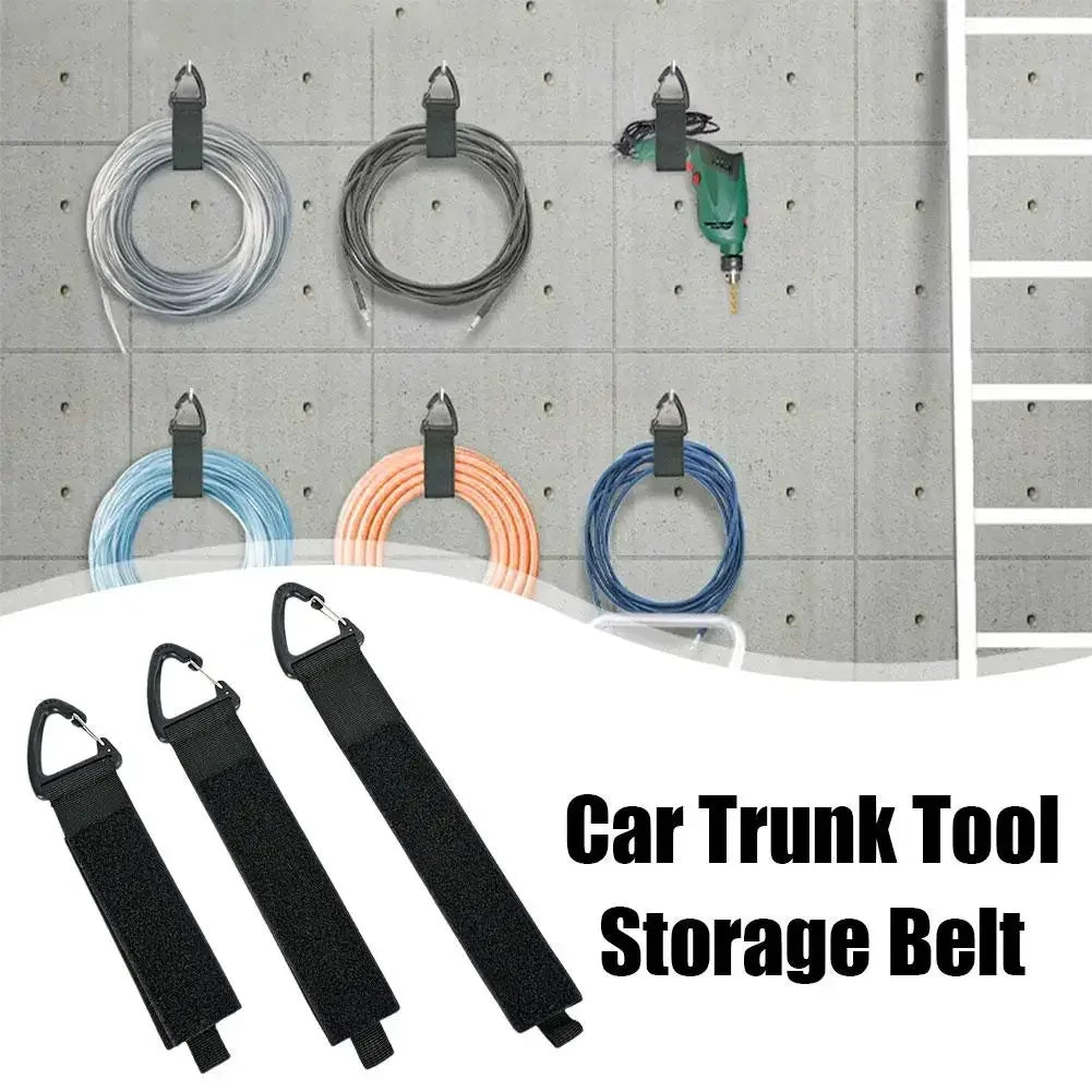 Car Cord Organizer Holder 10/5/1pcs Triangle Buckle Power Storager Wire Manager Nylon Heavy Storage Straps For Cables And Hoses