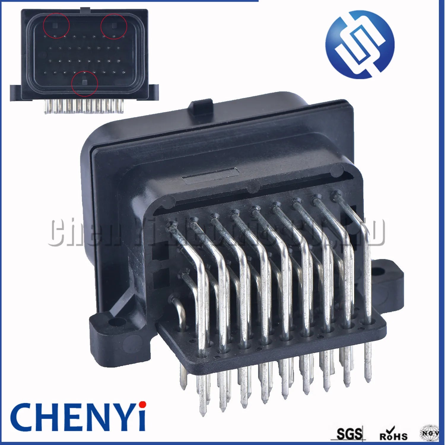26/34/60 Pin ECU PCB Mount Header Plug Connector 6437288-1 6437288-3 4-1437290-0 3-1437290-7 5-6447223-0 6437288-6 2-6447232-3