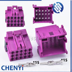 15 Pin Automobile power amplifier Connector Automotive Audio Amplifier Plug Wire Harness Socket 1-967623-1 1-967628-1