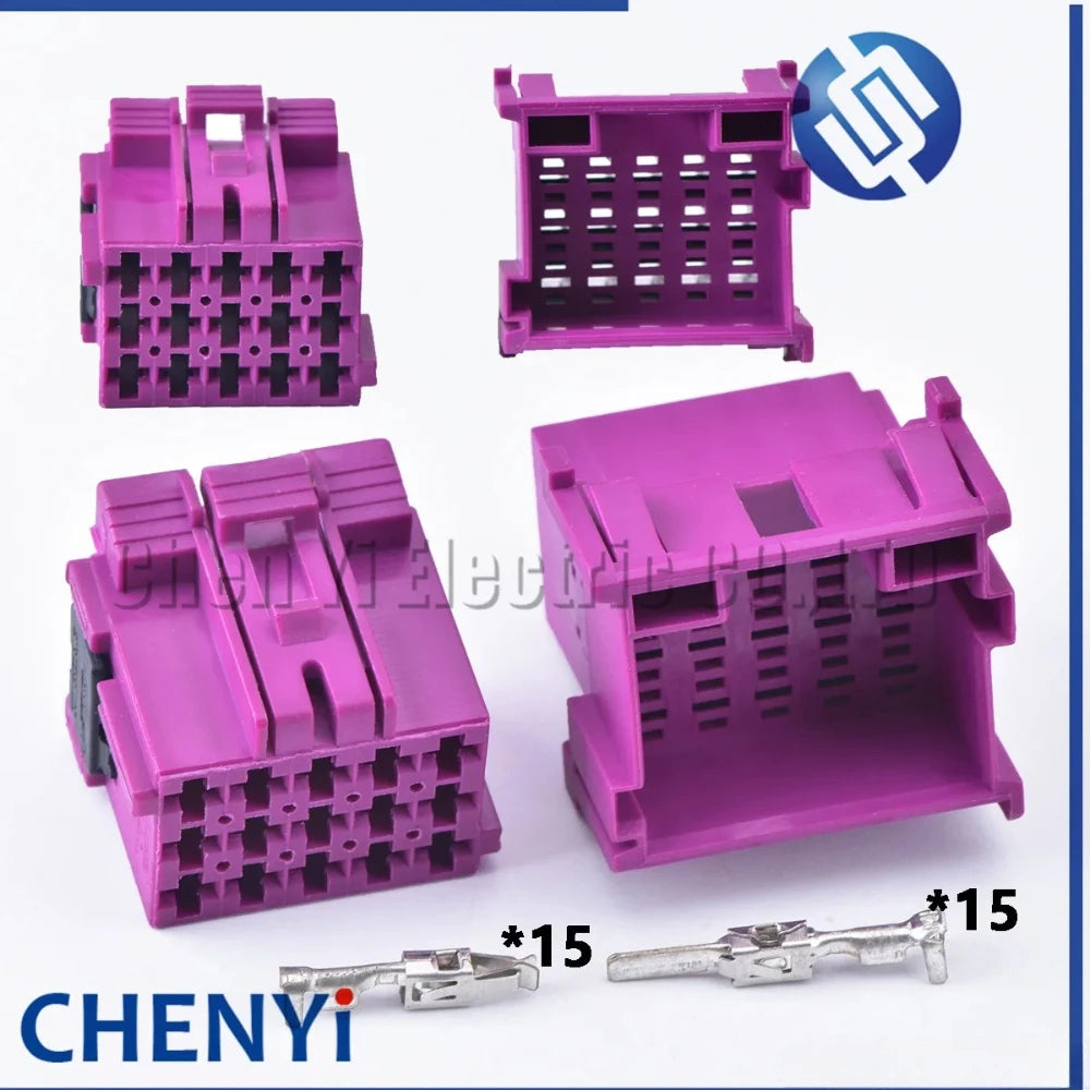 15 Pin Automobile power amplifier Connector Automotive Audio Amplifier Plug Wire Harness Socket 1-967623-1 1-967628-1