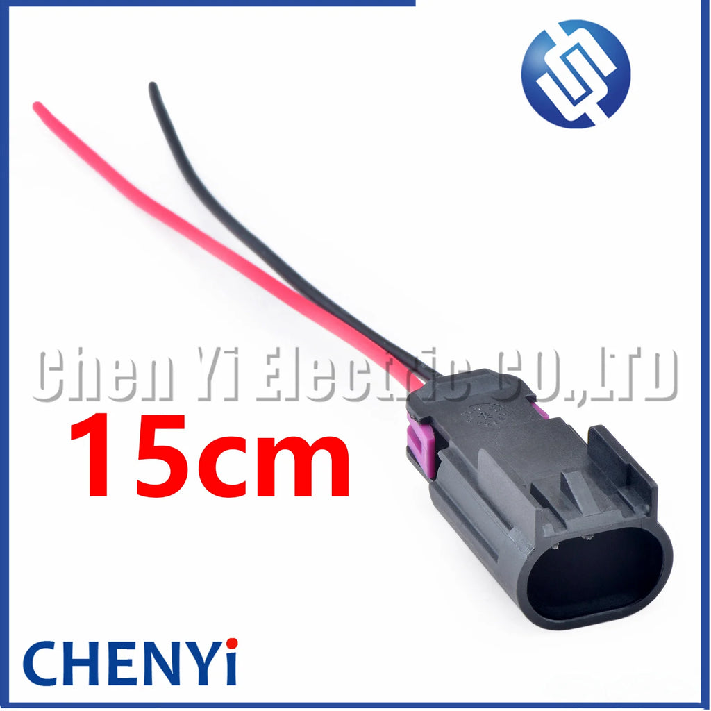 2 Pin 1.5mm Female or Male GT 15326801 13510085 15326806 Automotive Plug Wiring Harness Socket Oil Pump Connector for GM