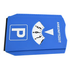 1 Pc Car Parking Disc Timer Clock Arrival Time Display Blue Plastic Portable Parking Time Tools 24 Parking Disc Parking Meters