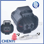 2 Pin 3.5mm Female petrol engine fuel injector Sensor car Waterproof Connector for peugeot Citroen Buick Chevrolet