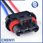 3 Pin Car waterproof connector Blower resistor electronic fan Wire harness plug 12124686 12124685 For Ford Mazda Buick Chevrolet