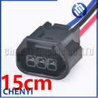 3 Pin car waterproof auto connector LED Fog Light Wire Socket  Daytime Running Light Connector 6189-7494 For Honda