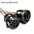 1 Set 9 Pin Deutsch Auto Circular Electrical Cable Connectors Female Male Wire Harness Plug HD16-9-1939P J1939 HD16-9-1939S