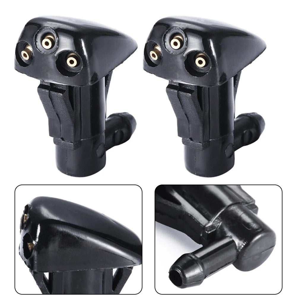 2Pcs Car Windscreen  Washer Jet  Spray Nozzle  For Hyundai For Tucson 986302E100 Dual Holes Windshield Nozzle Water Spray Jet
