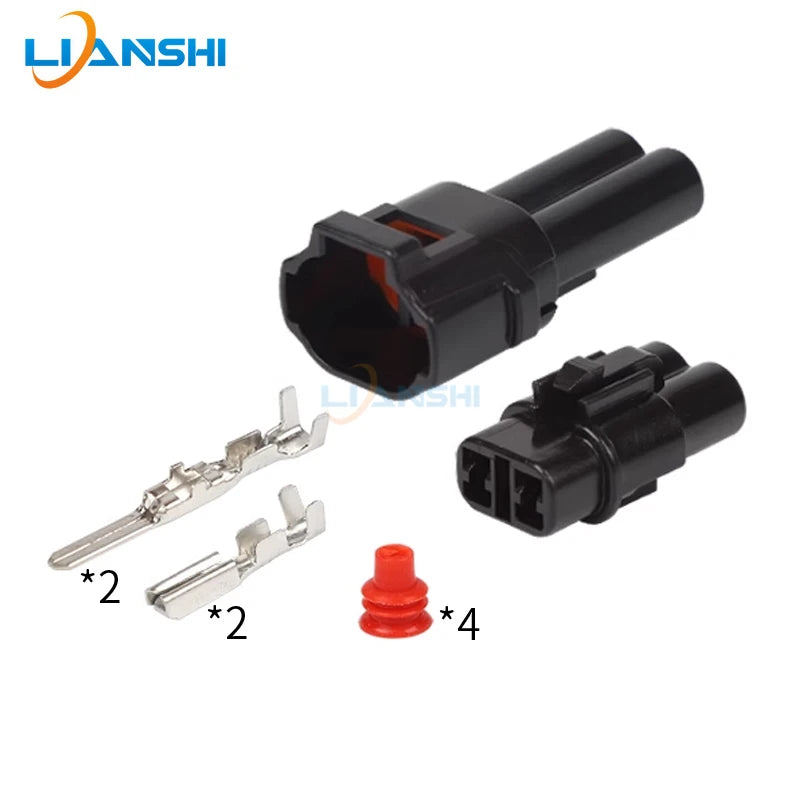 6187-2172 Male/female head 6180-2182 Car connector fog lights modified 2p waterproof wiring harness plug