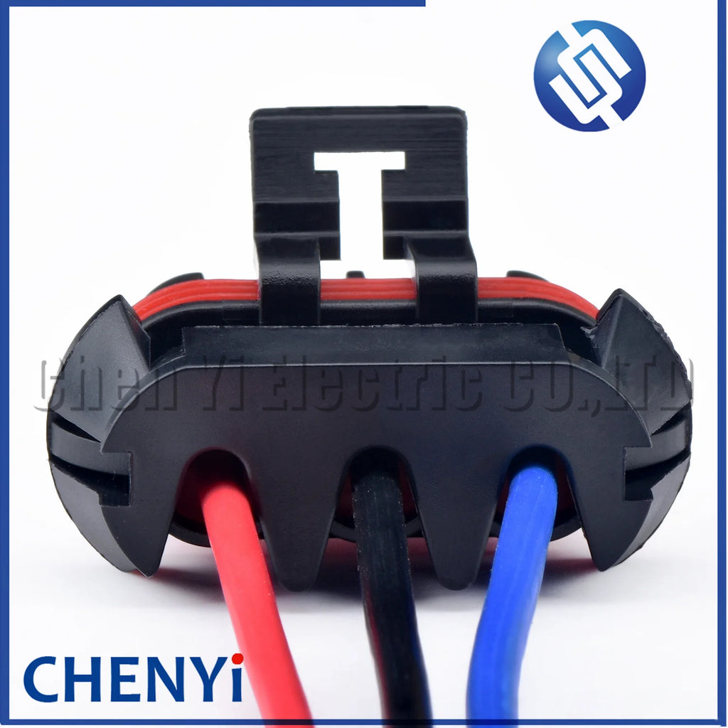 3 Pin Car waterproof connector Blower resistor electronic fan Wire harness plug 12124686 12124685 For Ford Mazda Buick Chevrolet