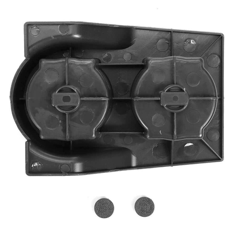 Carbon Fiber Black Car Center Console Water Cup Holder For Nissan GQ Patrol Y60 1989 To 1998 Front Console Dual Cup Holder
